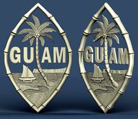 3d STL model for CNC GUAM
