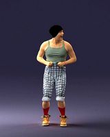 Jolly weirdo in red socks 0087