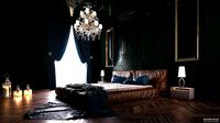 Dramatic Bedroom V-Ray