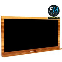 School classroom chalkboard