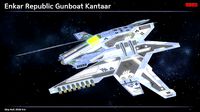 Spaceship Enkar Republic Gunboat Kantaar
