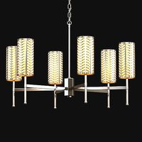 Tigermoth lighting - Stem chandelier with lattice