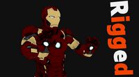 Iron Man Civil War Mark 45 Rigged