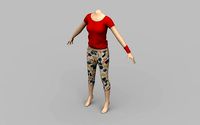 Basic Home casual wear with manikin