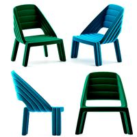Nuance Lounge Chair by Luca Nichetto 3d model