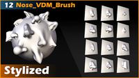 Noses 12 Stylized VDM Brush