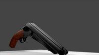 Shotgun M14 3d Model