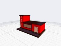 Toy slash Cartoon model of McDonalds