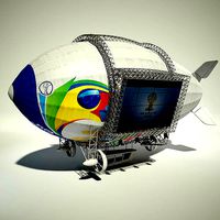 Advertising Zeppelin Fifa 2014