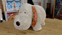 Stuffed animal dog Bello