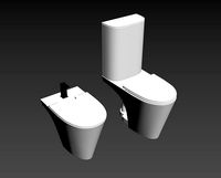 TOILET AND BIDET FERRUM MARINA