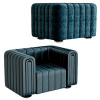 Club Armchair by Wittmann 3d model