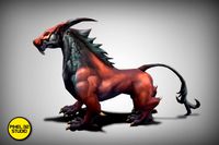 Dungeon Fantasy Monster - Hell wolf 1