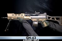 GM-63 Assault Rifle With Hands