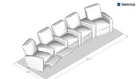 Salamander Designs Seating - Alex Style - Configuration 19