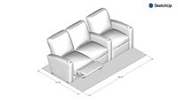 Salamander Designs Seating - Alex Style - Configuration 17