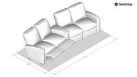 Salamander Designs Seating - Alex Style - Configuration 15