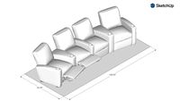 Salamander Designs Seating - Alex Style - Configuration 14