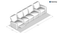 Salamander Designs Seating - Alex Style - Configuration 13