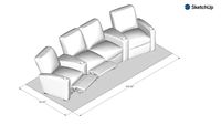 Salamander Designs Seating - Alex Style - Configuration 12