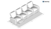 Salamander Designs Seating - Alex Style - Configuration 09