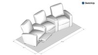 Salamander Designs Seating - Alex Style - Configuration 07