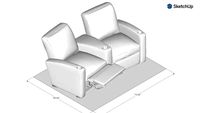 Salamander Designs Seating - Alex Style - Configuration 04