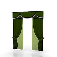 Curtain 3D Model