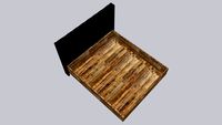 Crate and Barrel Ronin King headboard