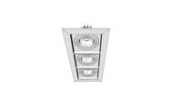 Spot de Embutir LED Quadra Triplo - 3x 6w / 30°