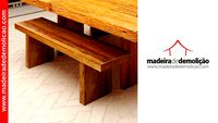 BANCO DE MADEIRA - BANCO RUSTICO - PÉ PAINEL 2,00M