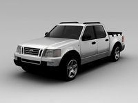 Ford Explorer 2007 3D Model