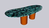 Baia table by Zanellato/Bortotto for De Castelli