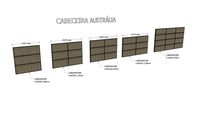 Cabeceira Estofada Austrália