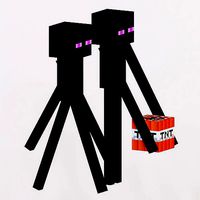 Enderman mob from Minecraft
