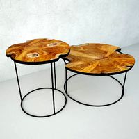 Organic Teak Root Stools