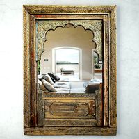 Antique Rajasthan Balcony Mirror