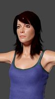 Woman low poly Ready for games Adele 3D Model