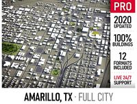 Amarillo - Texas - city and surroundings