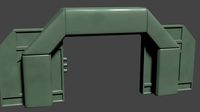 Space ship door