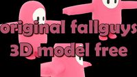 3D base fall guts model FREE ORIGINAL