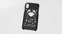 CARCASA IPHONE X-XS CANCER SIGN