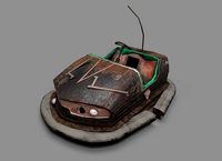 Abandoned Pripyat Bumper Car-Dodgem Car Model 2