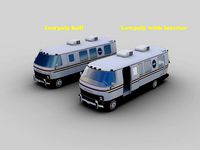NASA Astrovan Airstream Lowpoly