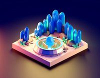 low poly Gameasset4