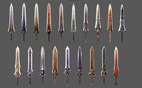 synthetic heavy sword