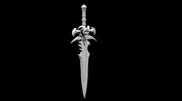 Frostmourne low poly