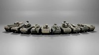 Low-Poly Armored Vehicles Pack