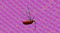 Bagpipe 3D Model With Textures