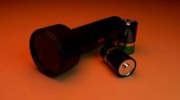 Flashlight and battery